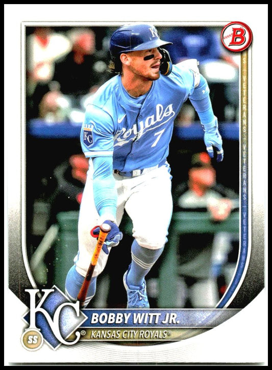 2025 Bowman #7 Bobby Witt Jr. Kansas City Royals