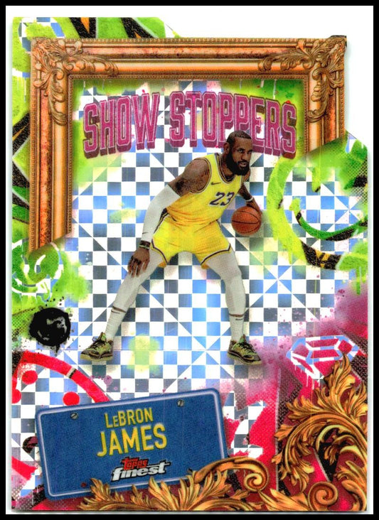 2024-25 Finest Show Stoppers X-Factor #S-6 LeBron James Lakers