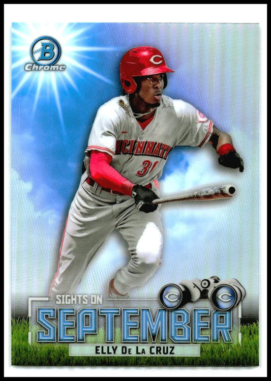 2023 Bowman Sights on September #SOS-7 Elly De La Cruz Cincinnati Reds
