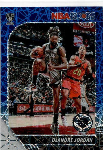 2019-20 Hoops Premium Stock Blue Velocity #122 DeAndre Jordan Brooklyn Nets