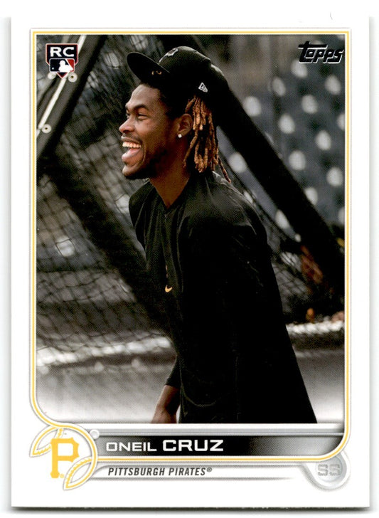 2022 Topps Image Variation #537  Oneil Cruz Rookie Pittsburgh Pirates