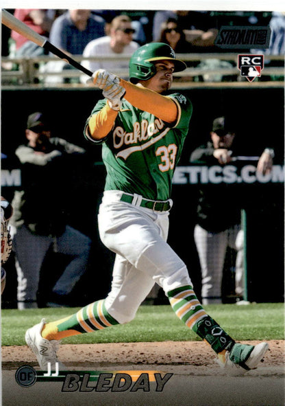2023 Stadium Club Black Foil #261 JJ Bleday Rookie Oakland Athletics