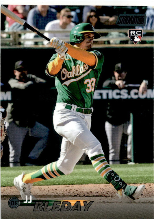 2023 Stadium Club Black Foil #261 JJ Bleday Rookie Oakland Athletics