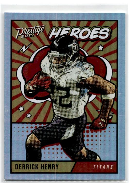 2021 Panini Prestige Heroes #HE-10 Derrick Henry Tennessee Titans
