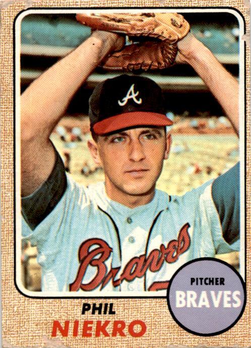 1968 Topps #257 Phil Niekro Atlanta Braves
