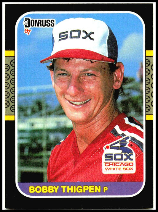 1987 Donruss #370 Bobby Thigpen Rookie Chicago White Sox