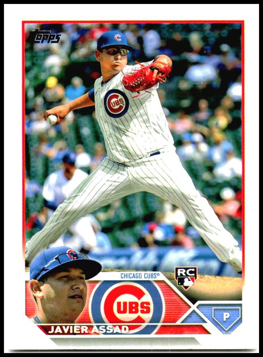 2023 Topps #444 Javier Assad Rookie Chicago Cubs