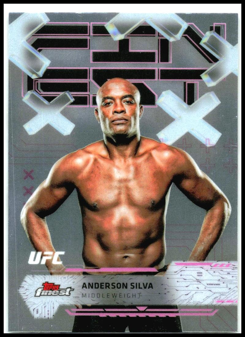 2025 Topps Finest UFC Common #59 Anderson Silva