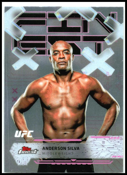 2025 Topps Finest UFC Common #59 Anderson Silva