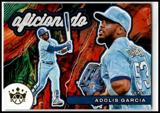 2022 Panini Diamond Kings Aficionado #A-5 Adolis Garcia Texas Rangers