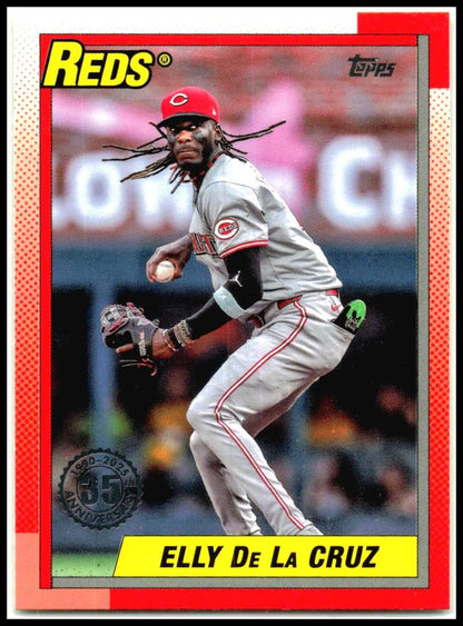 2025 Topps 1990 Topps 35th Anniversary #T90-20 Elly De La Cruz Reds
