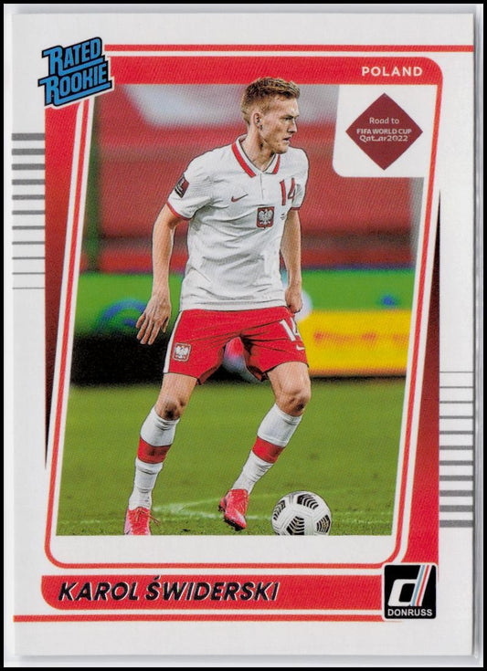 2021-22 Donruss #188 Karol Swiderski