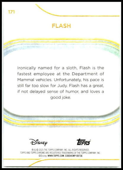 2025 Topps Chrome Disney #171 Flash