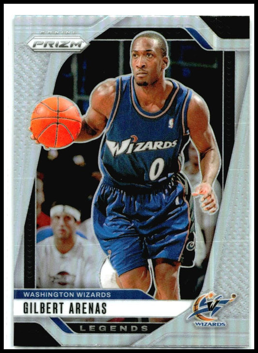 2024-25 Panini Prizm Prizms Silver #275 Gilbert Arenas Washington Wizards