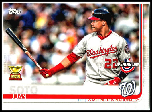 2019 Topps Opening Day #128 Juan Soto Washington Nationals