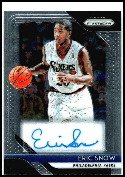 2018-19 Panini Prizm Signatures #S-ESN Eric Snow Auto Philadelphia 76ers