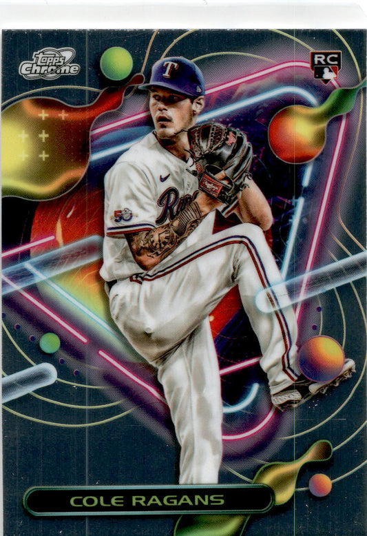 2023 Topps Chrome Cosmic #69 Cole Ragans RC Texas Rangers