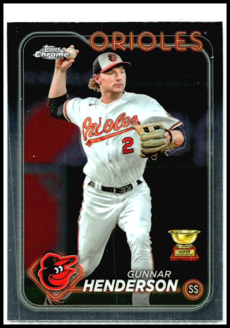 2024 Topps Chrome #36 Gunnar Henderson Baltimore Orioles