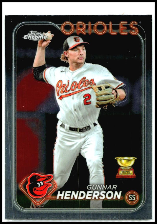 2024 Topps Chrome #36 Gunnar Henderson Baltimore Orioles