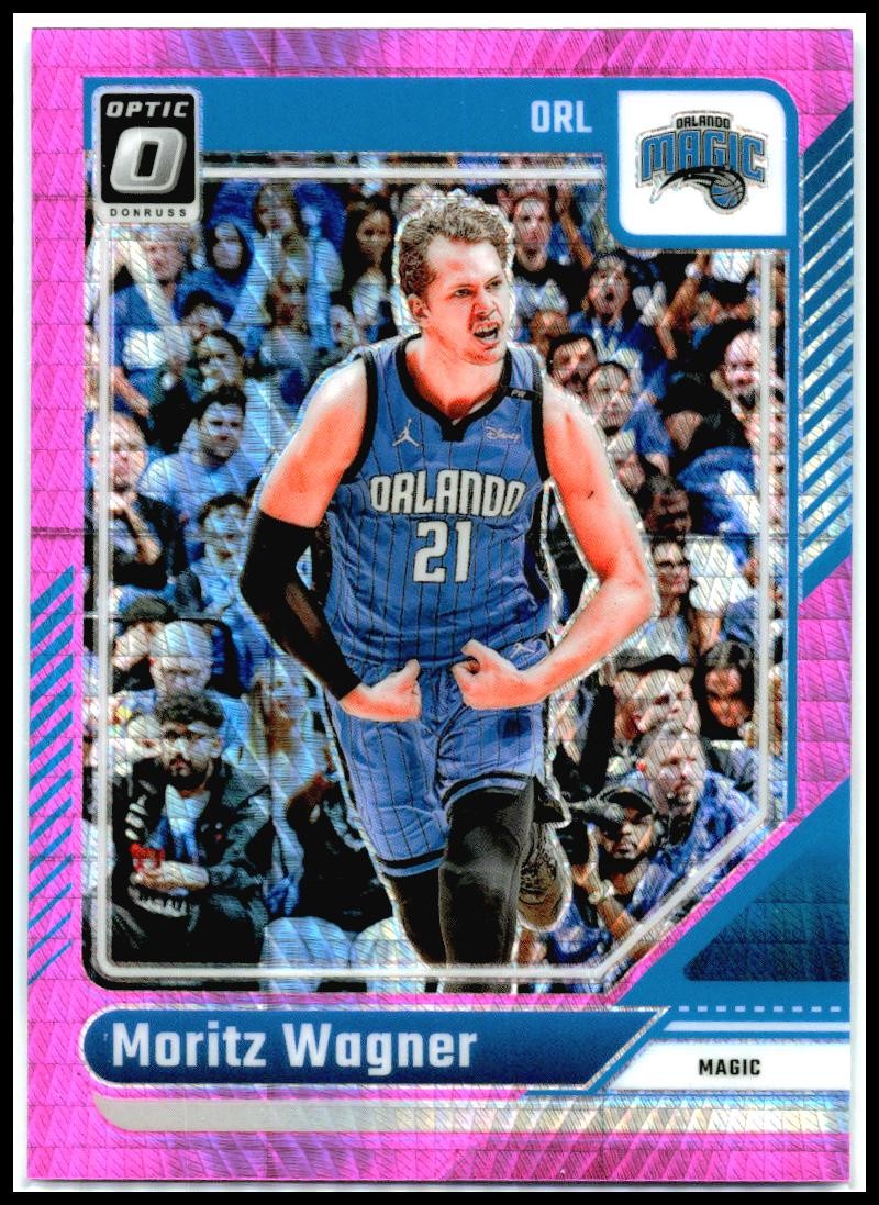 2024-25 Donruss Optic Hyper Pink #66 Moritz Wagner Orlando Magic
