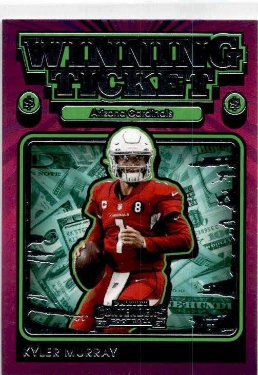 2021 Panini Contenders Winning Ticket #WT-KMU Kyler Murray Arizona Cardinals