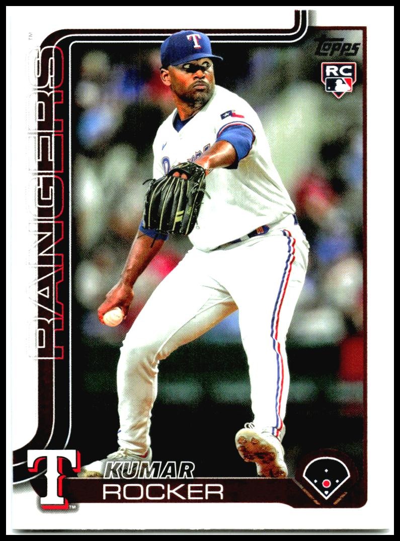 2025 Topps #408 Kumar Rocker Rookie Texas Rangers