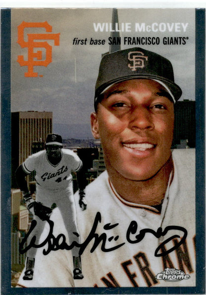 2023 Topps Chrome Platinum Anniversary #54CV-22 Willie McCovey San Francisco