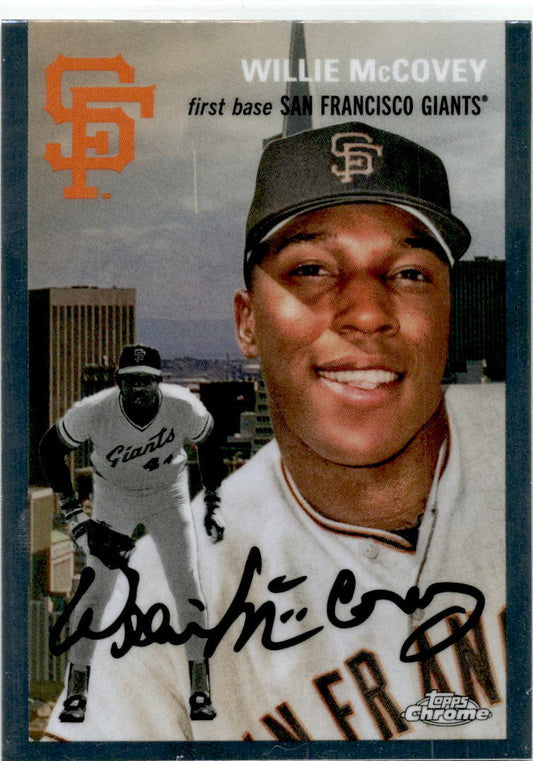2023 Topps Chrome Platinum Anniversary #54CV-22 Willie McCovey San Francisco