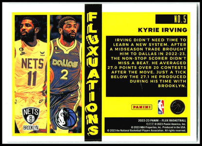 2022-23 Panini Flux Fluxuations #9 Kawhi Leonard