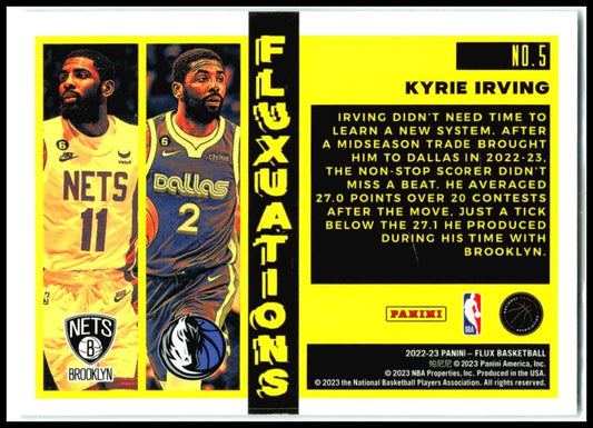 2022-23 Panini Flux Fluxuations #9 Kawhi Leonard