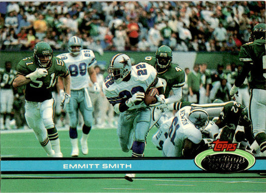 1991 Stadium Club #2 Emmitt Smith Dallas Cowboys