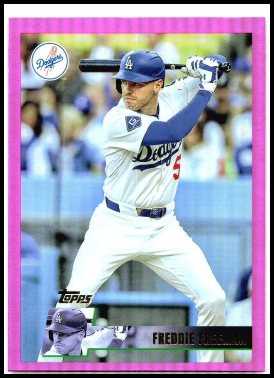 2025 topps archives Pink #185 Freddie Freeman