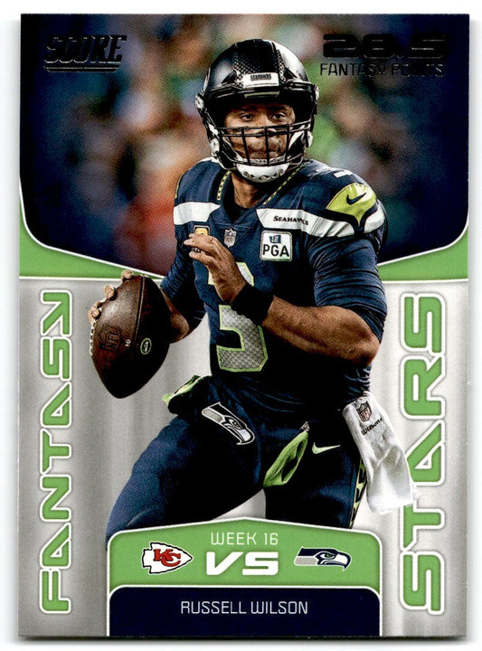 2019 Score Fantasy Stars Russell Wilson Seattle Seahawks #FS-19