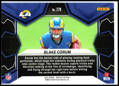 2024 Panini Mosaic #278 Blake Corum Los Angeles Rams