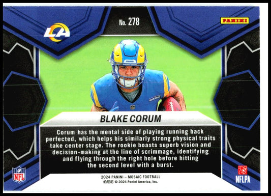 2024 Panini Mosaic #278 Blake Corum Los Angeles Rams