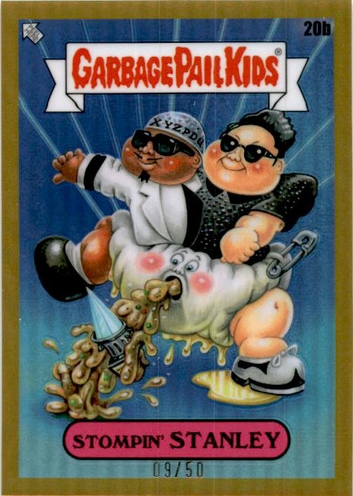 2024 Topps chrome garbage pail kids Music Awards Gold #20b Stompin' Stanley /50