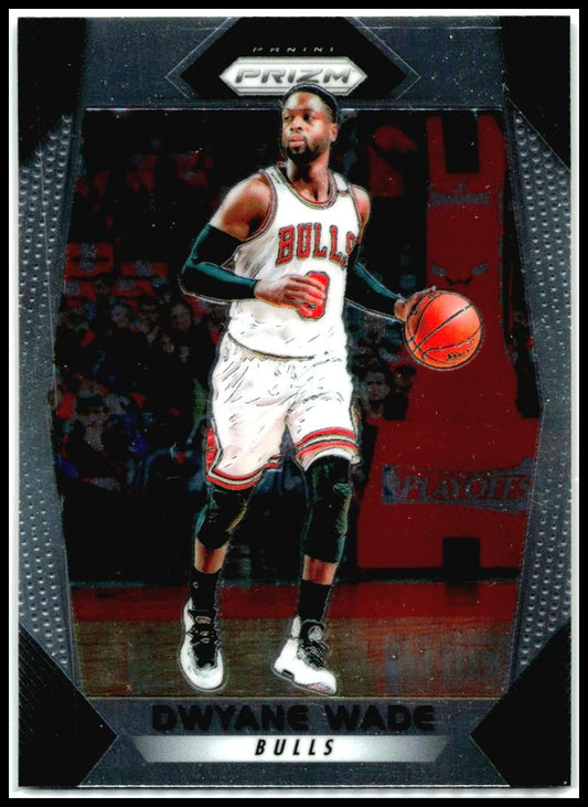 2017-18 Panini Prizm #241 Dwyane Wade Chicago Bulls