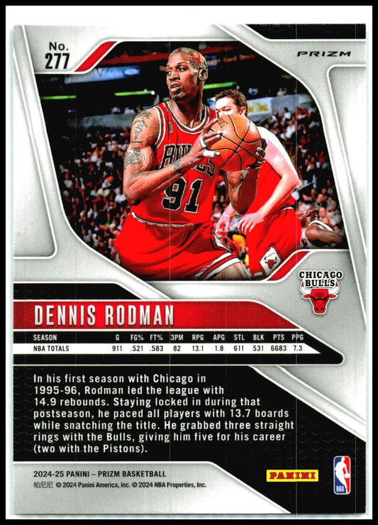 2024-25 Prizm Silver #277 Dennis Rodman Bulls