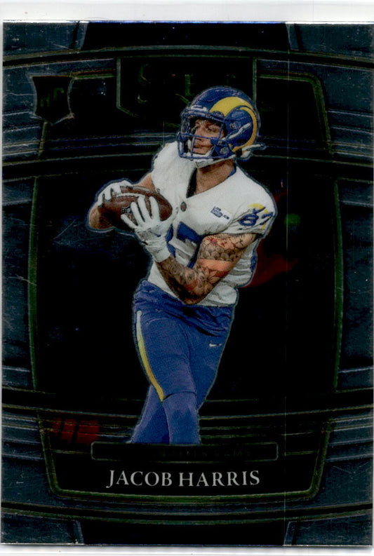 2021 Panini Select #80 Jacob Harris LA Rams Los Angeles Rams