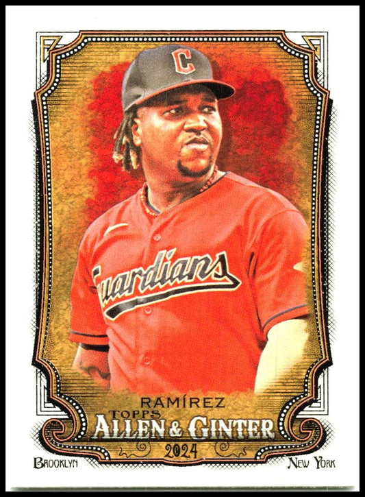 2024 Topps Allen & Ginter #123 José Ramírez Cleveland Guardians