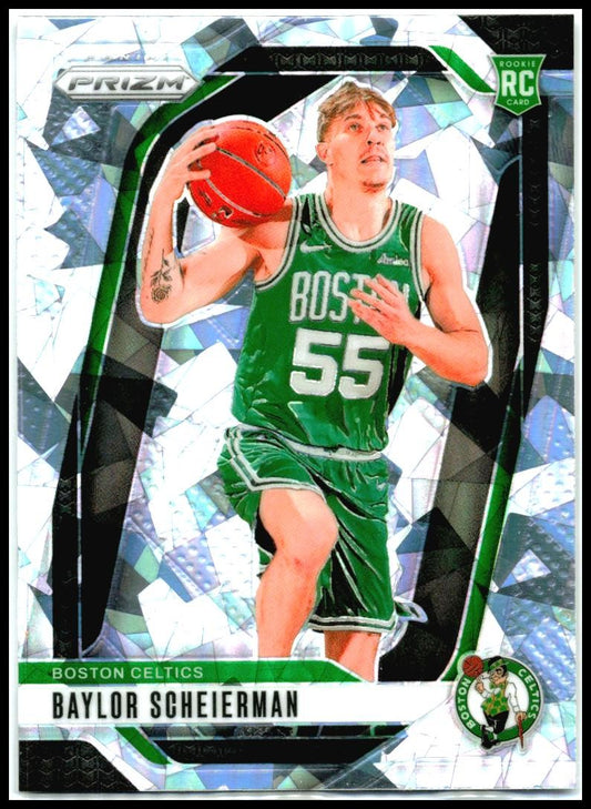 2024-25 Panini Prizm Ice #236 Baylor Scheierman Boston Celtics