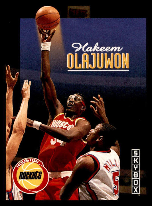 1992 SkyBox #90 Hakeem Olajuwon