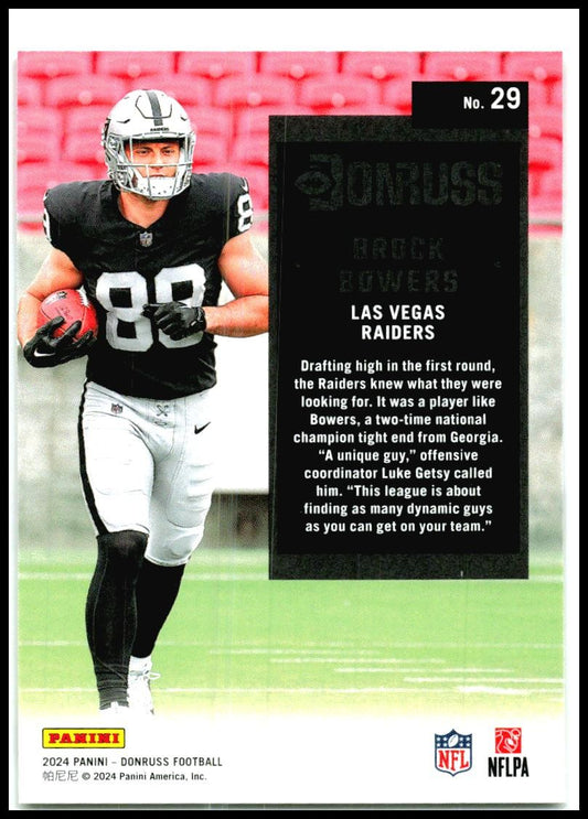 2024 Donruss Retro 1994 #29 Brock Bowers Las Vegas Raiders