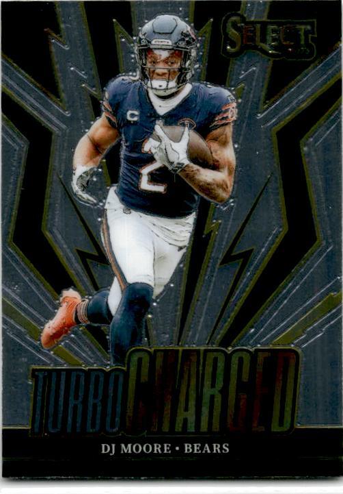 2023 Panini Select Turbocharged #TUR-DJM DJ Moore Chicago Bears
