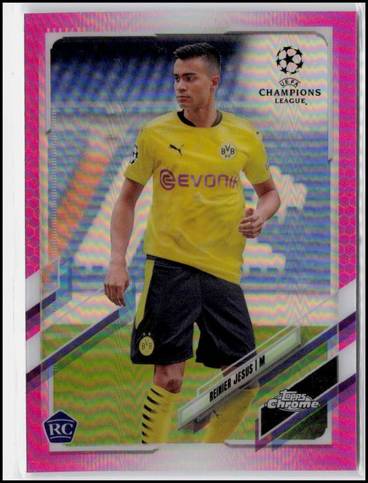 2020-21 Topps Chrome UEFA Champions League #93 Reinier Jesus Pink #/175