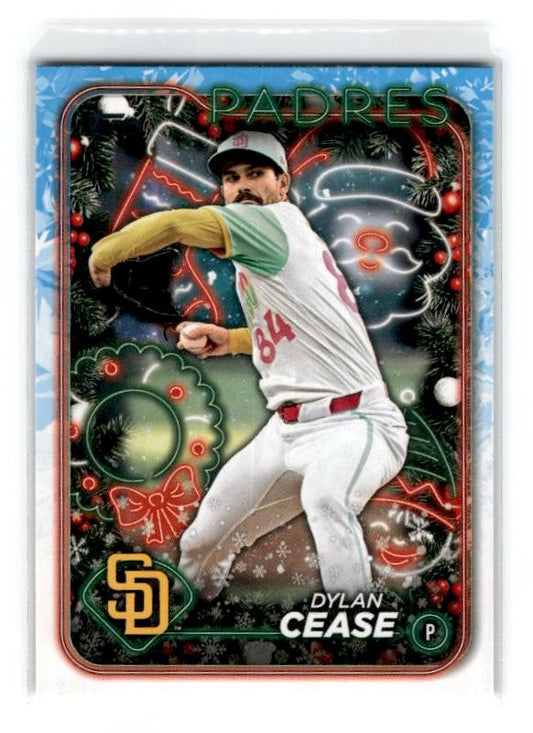 2024 Topps Holiday #H97 Dylan Cease San Diego Padres