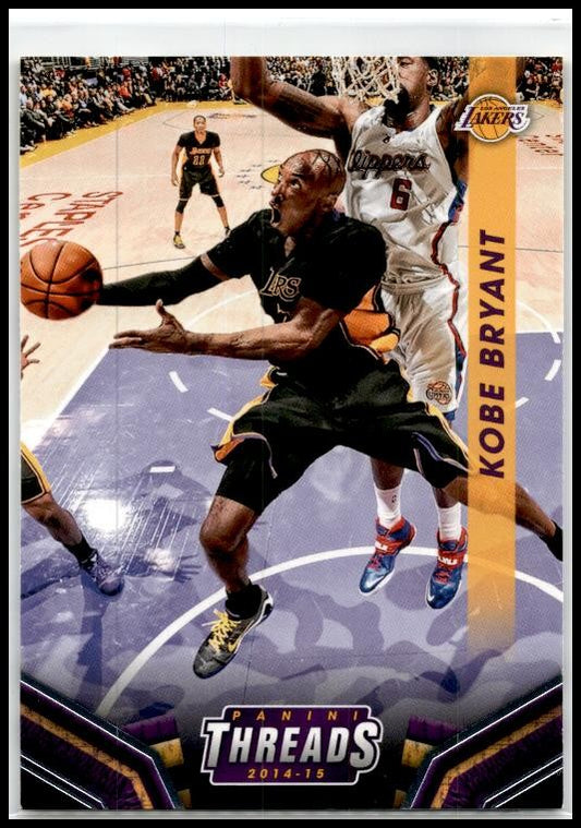 2014-15 Panini Threads #111 Kobe Bryant Los Angeles Lakers