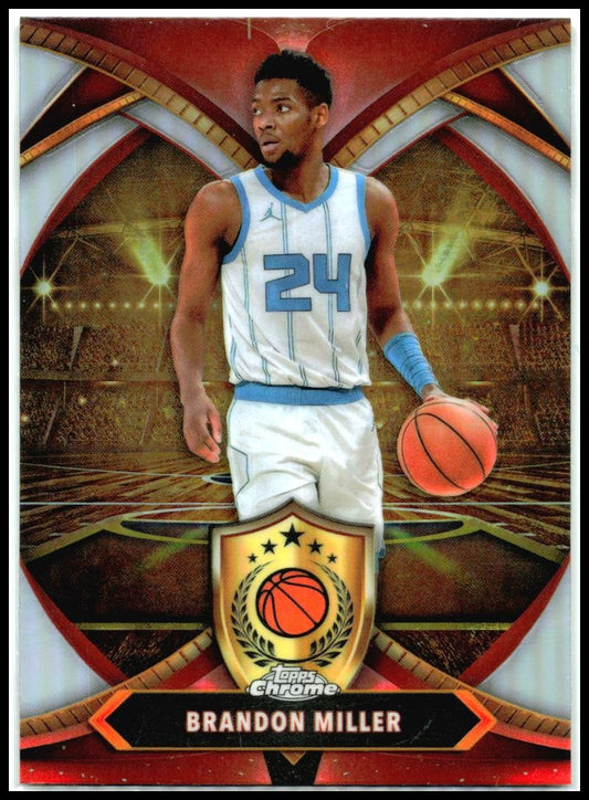 2024-25 Topps Chrome Ball of Duty #BOD-14 Brandon Miller Charlotte Hornets