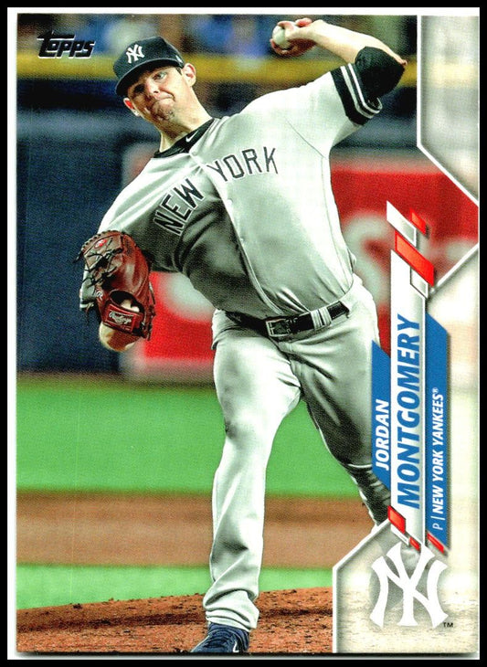 2020 Topps Update #U-274 Jordan Montgomery New York Yankees