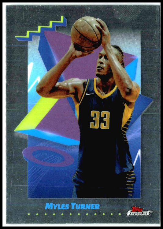 2024-25 Topps Finest #130 Myles Turner